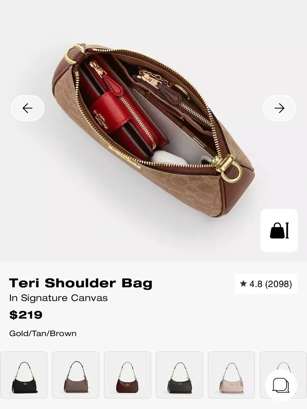 Coach shoulder bag